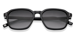 Black Square Full Rim Unisex Sunglasses by John Jacobs-231401