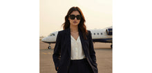 Load image into Gallery viewer, Black Square Full Rim Women Sunglasses by John Jacobs-236879