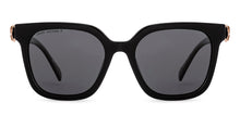 Load image into Gallery viewer, Black Square Full Rim Women Sunglasses by John Jacobs-236879