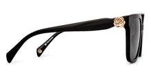 Load image into Gallery viewer, Black Square Full Rim Women Sunglasses by John Jacobs-236879