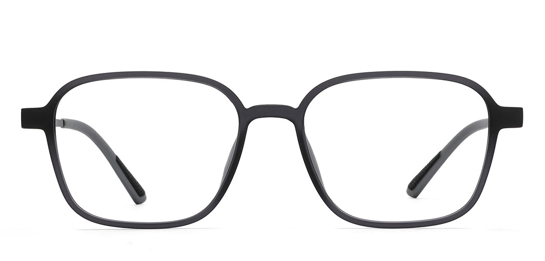 Black Square Full Rim Unisex Eyeglasses by Lenskart Air-216622