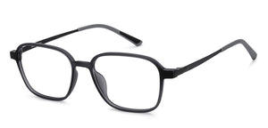 Black Square Full Rim Unisex Eyeglasses by Lenskart Air-216622