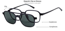 Load image into Gallery viewer, Black Square Full Rim Unisex Eyeglasses by Lenskart Air-216622