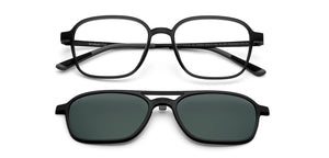 Black Square Full Rim Unisex Eyeglasses by Lenskart Air-216622