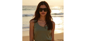 Black Square Full Rim Unisex Sunglasses by Vincent Chase Polarized-229113