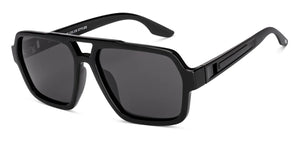 Black Square Full Rim Unisex Sunglasses by Vincent Chase Polarized-229113