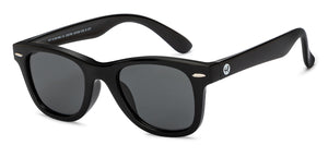 Black Wayfarer Full Rim Kids Sunglasses by Hooper-209795