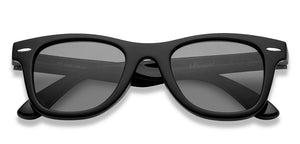 Black Wayfarer Full Rim Kids Sunglasses by Hooper-209795