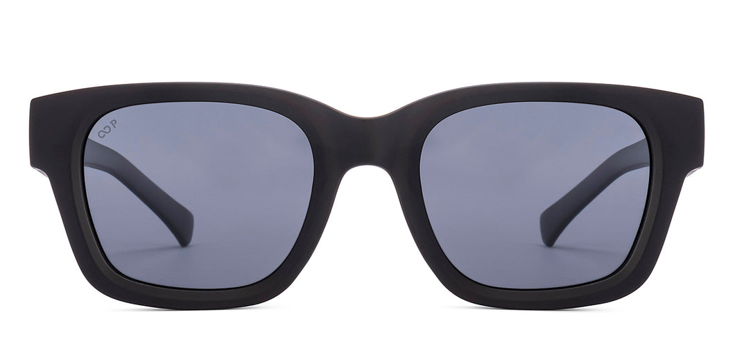 Black Wayfarer Full Rim Unisex Sunglasses by Lenskart STUDIO-218093