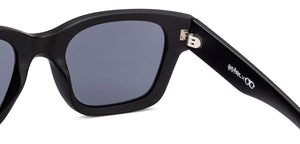 Black Wayfarer Full Rim Unisex Sunglasses by Lenskart STUDIO-218093