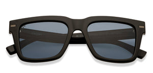 Black Wayfarer Full Rim Unisex Sunglasses by Vincent Chase Polarized-215955