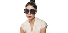 Load image into Gallery viewer, Black Wayfarer Full Rim Women Sunglasses by Vincent Chase Polarized-225713