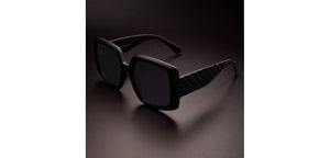 Black Wayfarer Full Rim Women Sunglasses by Vincent Chase Polarized-225713