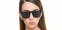 Load image into Gallery viewer, Black Wayfarer Full Rim Unisex Sunglasses by Vincent Chase Polarized-220989