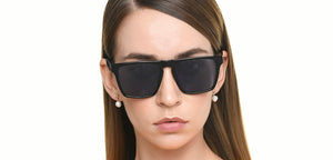 Black Wayfarer Full Rim Unisex Sunglasses by Vincent Chase Polarized-220989