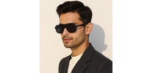 Load image into Gallery viewer, Black Wayfarer Full Rim Unisex Sunglasses by Vincent Chase Polarized-229001