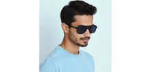 Load image into Gallery viewer, Black Wayfarer Full Rim Unisex Sunglasses by Vincent Chase Polarized-229001