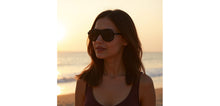 Load image into Gallery viewer, Black Wayfarer Full Rim Unisex Sunglasses by Vincent Chase Polarized-229001