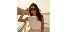 Load image into Gallery viewer, Black Wayfarer Full Rim Unisex Sunglasses by Vincent Chase Polarized-229001