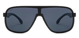 Black Wayfarer Full Rim Unisex Sunglasses by Vincent Chase Polarized-229001