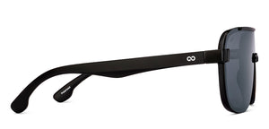Black Wayfarer Full Rim Unisex Sunglasses by Vincent Chase Polarized-229001