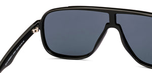 Black Wayfarer Full Rim Unisex Sunglasses by Vincent Chase Polarized-229001