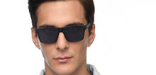 Load image into Gallery viewer, Black Wayfarer Full Rim Unisex Sunglasses by Vincent Chase Polarized-210403