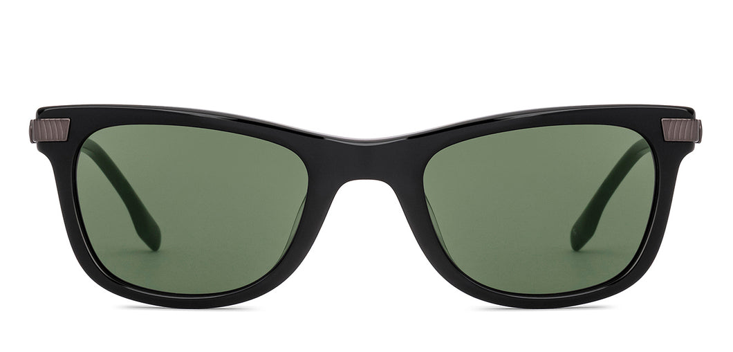 Black Square Full Rim Unisex Sunglasses by John Jacobs-228608