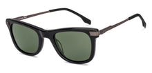 Load image into Gallery viewer, Black Square Full Rim Unisex Sunglasses by John Jacobs-228608