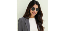 Load image into Gallery viewer, Black Rectangle/ Square Full Rim Unisex Sunglasses by Vincent Chase Polarized-229555