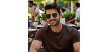 Load image into Gallery viewer, Black Rectangle/ Square Full Rim Unisex Sunglasses by Vincent Chase Polarized-229555