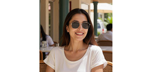 Black Rectangle/ Square Full Rim Unisex Sunglasses by Vincent Chase Polarized-229555