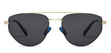 Load image into Gallery viewer, Gold Aviator Full Rim Unisex Sunglasses by Vincent Chase Polarized-206767