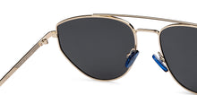 Load image into Gallery viewer, Gold Aviator Full Rim Unisex Sunglasses by Vincent Chase Polarized-206767