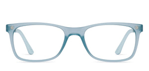 Blue Rectangle Full Rim Unisex Eyeglasses by Lenskart Air-216515