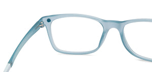 Blue Rectangle Full Rim Unisex Eyeglasses by Lenskart Air-216515