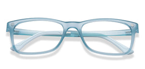 Blue Rectangle Full Rim Unisex Eyeglasses by Lenskart Air-216515