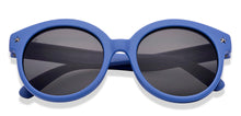 Load image into Gallery viewer, Blue Round Full Rim Kids Sunglasses by Hooper Online-218104
