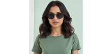 Load image into Gallery viewer, Blue Round Full Rim Unisex Sunglasses by Vincent Chase Polarized-229019