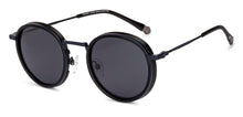 Load image into Gallery viewer, Blue Round Full Rim Unisex Sunglasses by Vincent Chase Polarized-229019