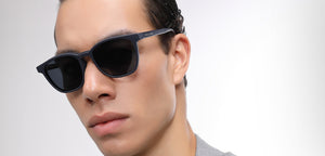 Blue Wayfarer Full Rim Unisex Eyeglasses by John Jacobs-218231