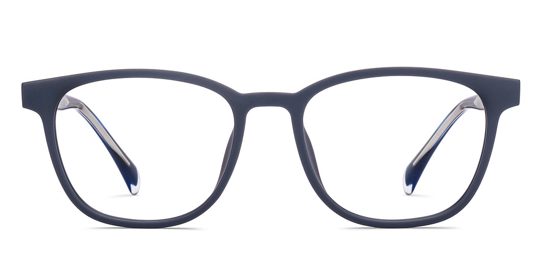 Blue Wayfarer Full Rim Unisex Eyeglasses by John Jacobs-218231