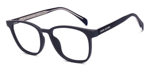 Blue Wayfarer Full Rim Unisex Eyeglasses by John Jacobs-218231