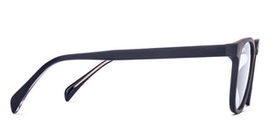 Blue Wayfarer Full Rim Unisex Eyeglasses by John Jacobs-218231