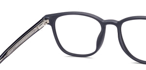 Blue Wayfarer Full Rim Unisex Eyeglasses by John Jacobs-218231