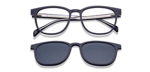 Blue Wayfarer Full Rim Unisex Eyeglasses by John Jacobs-218231