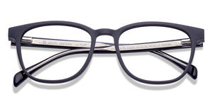 Blue Wayfarer Full Rim Unisex Eyeglasses by John Jacobs-218231