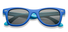Load image into Gallery viewer, Blue Wayfarer Full Rim Kids Sunglasses by Hooper-209796