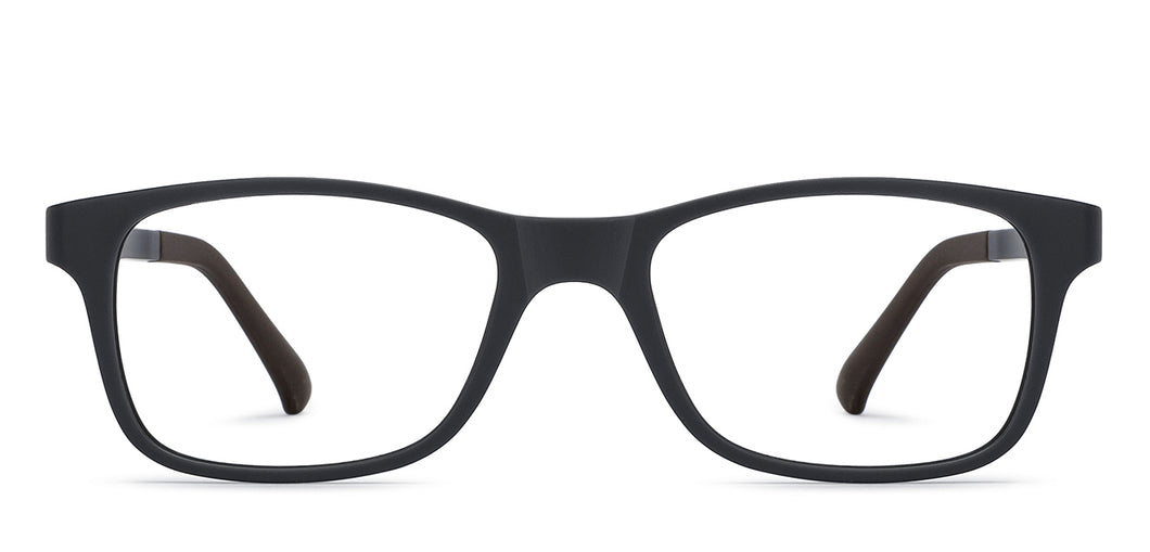 Grey Rectangle Full Rim Unisex Eyeglasses by Lenskart Air-221710