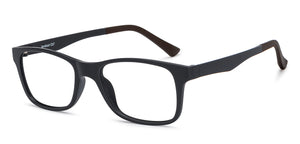 Grey Rectangle Full Rim Unisex Eyeglasses by Lenskart Air-221710